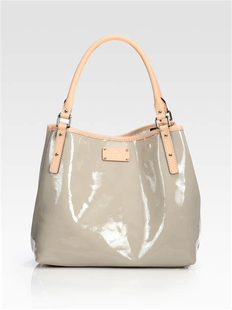 kate spade patent leather tote.